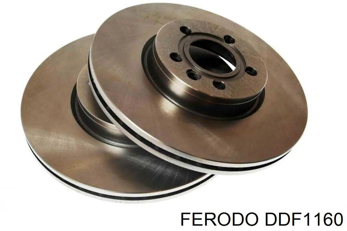 DDF1160 Ferodo диск тормозной передний