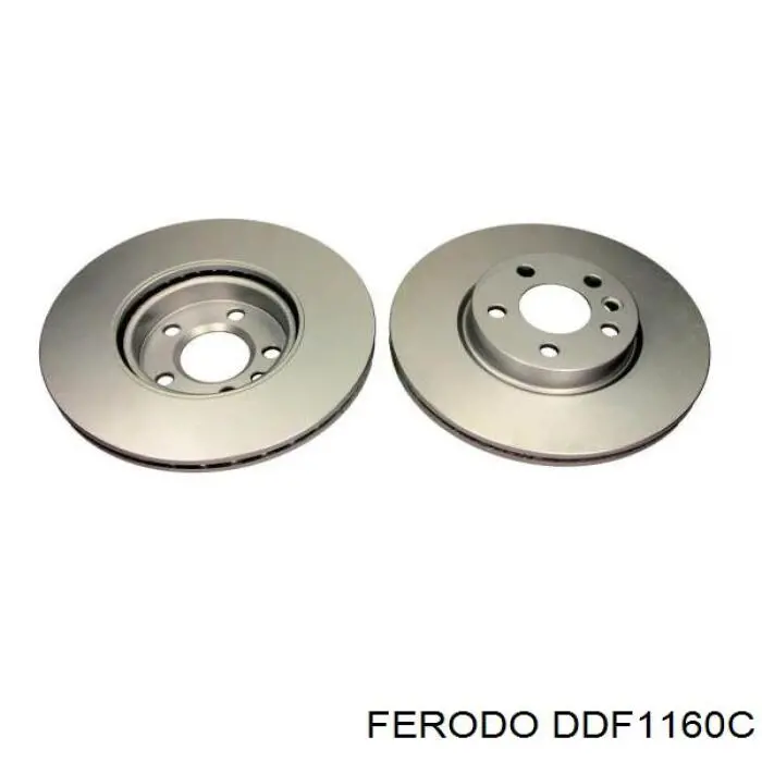 DDF1160C Ferodo Диск тормозной передний