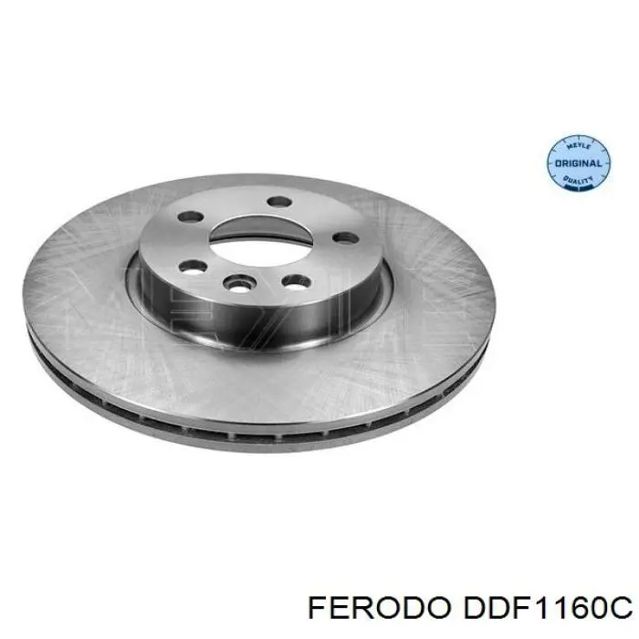 Freno de disco delantero DDF1160C Ferodo