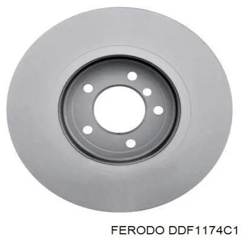 Тормоз дисковый передний Ferodo DDF1174C1 цена, от 68.71 USD