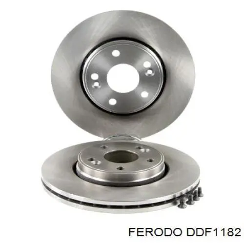 DDF1182 Ferodo диск тормозной передний
