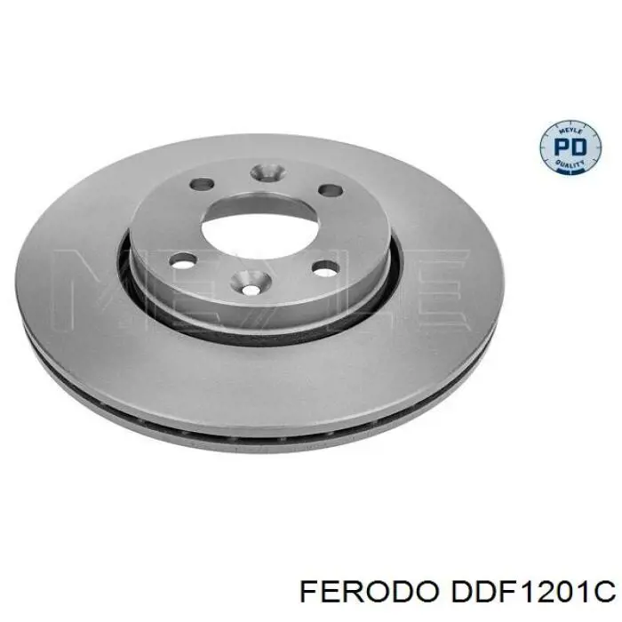 Freno de disco delantero DDF1201C Ferodo