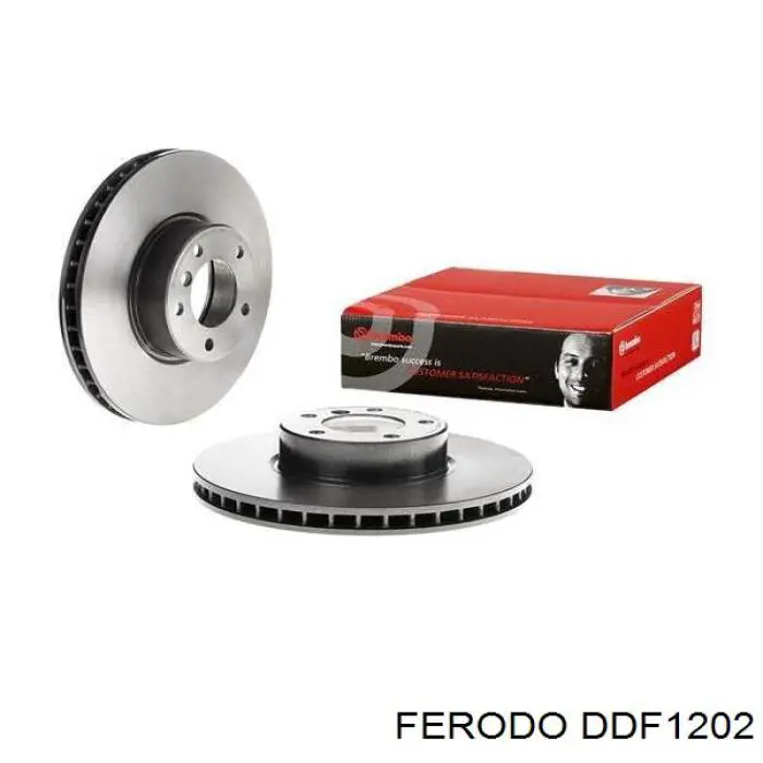 Передние тормозные диски DDF1202 Ferodo