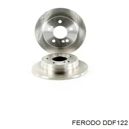 Disco de freno trasero DDF122 Ferodo
