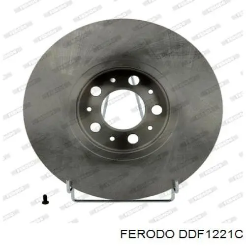 Freno de disco delantero DDF1221C Ferodo