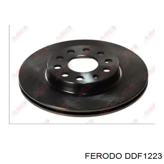 Передние тормозные диски DDF1223 Ferodo