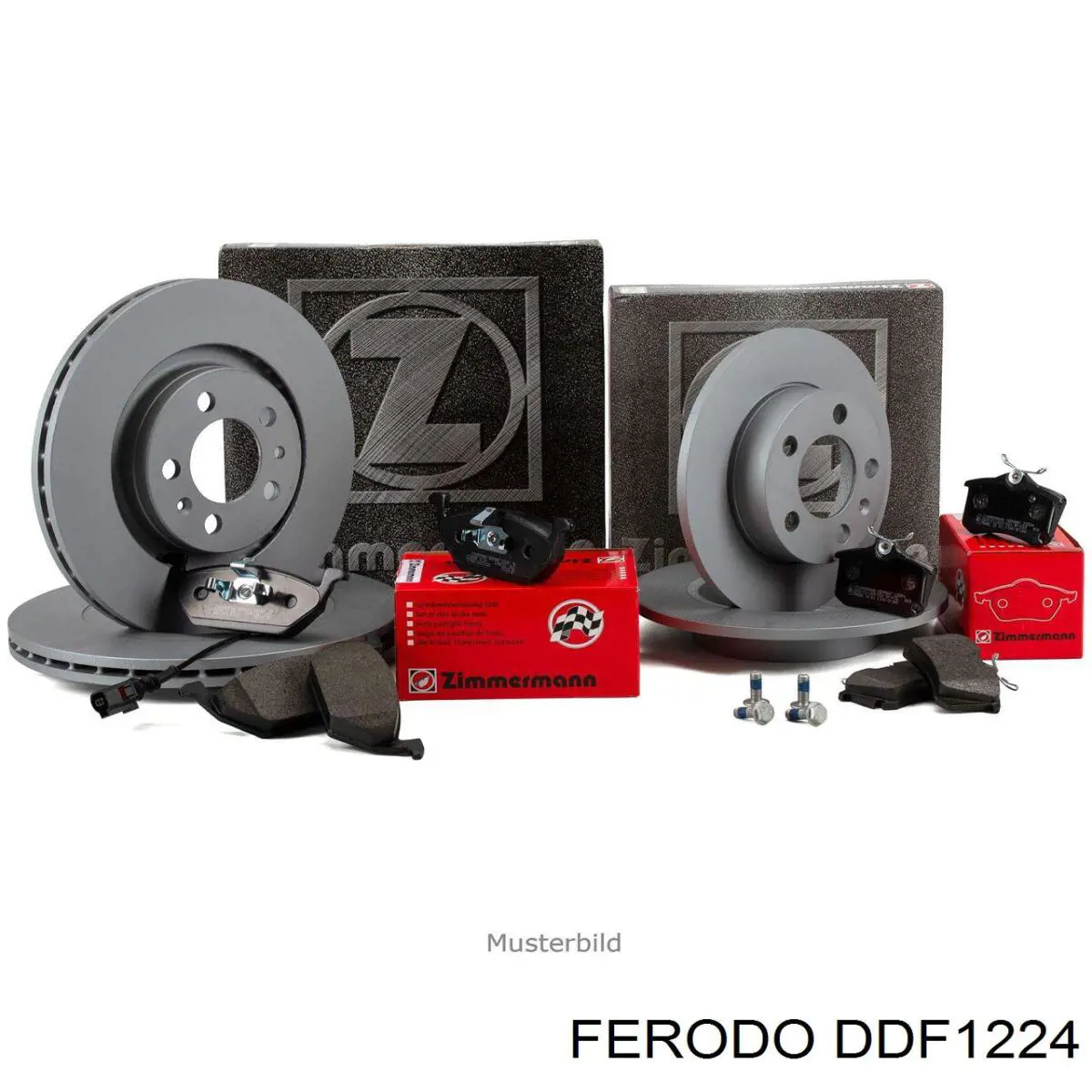 DDF1224 Ferodo Дисковый тормоз