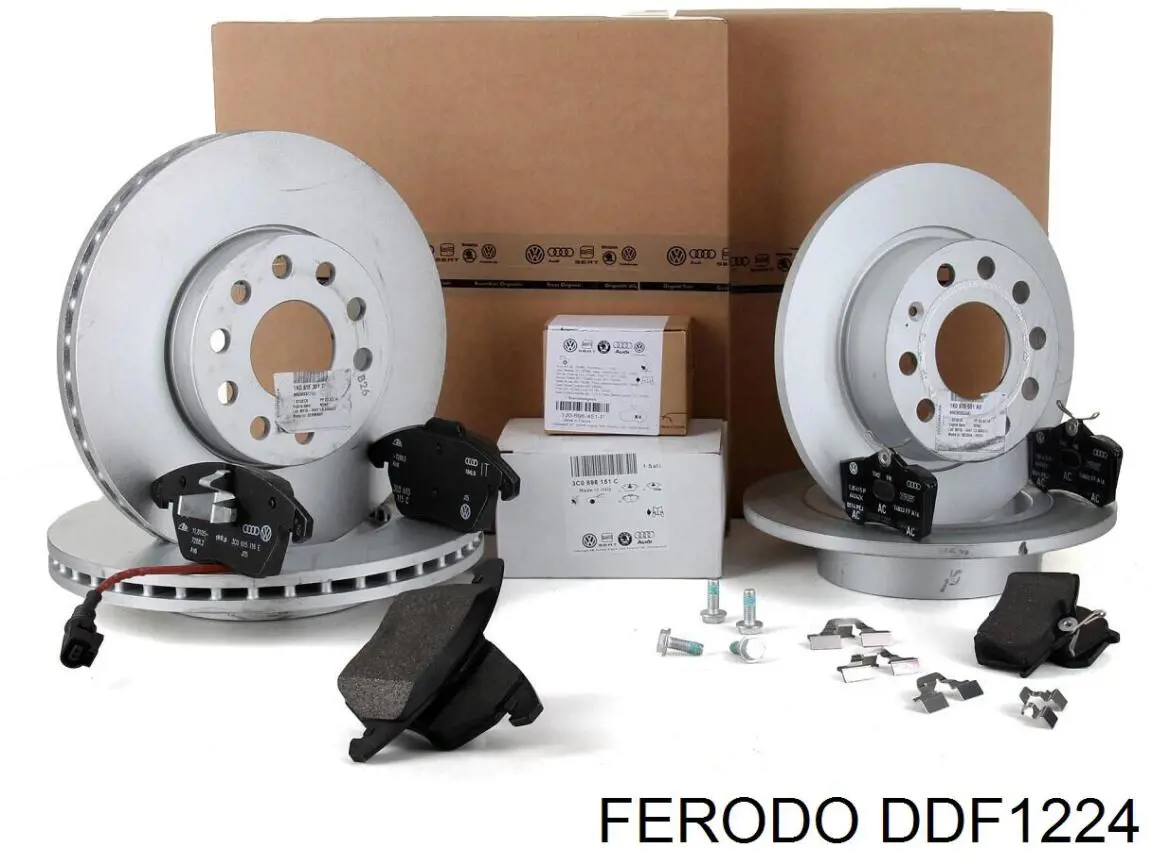 Задний дисковый тормоз Ferodo DDF1224