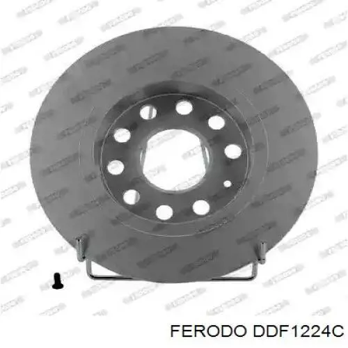 DDF1224C Ferodo disco do freio traseiro