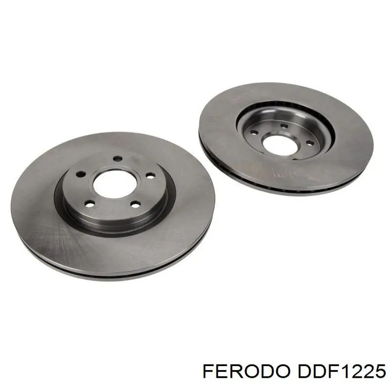 Freno de disco delantero DDF1225 Ferodo