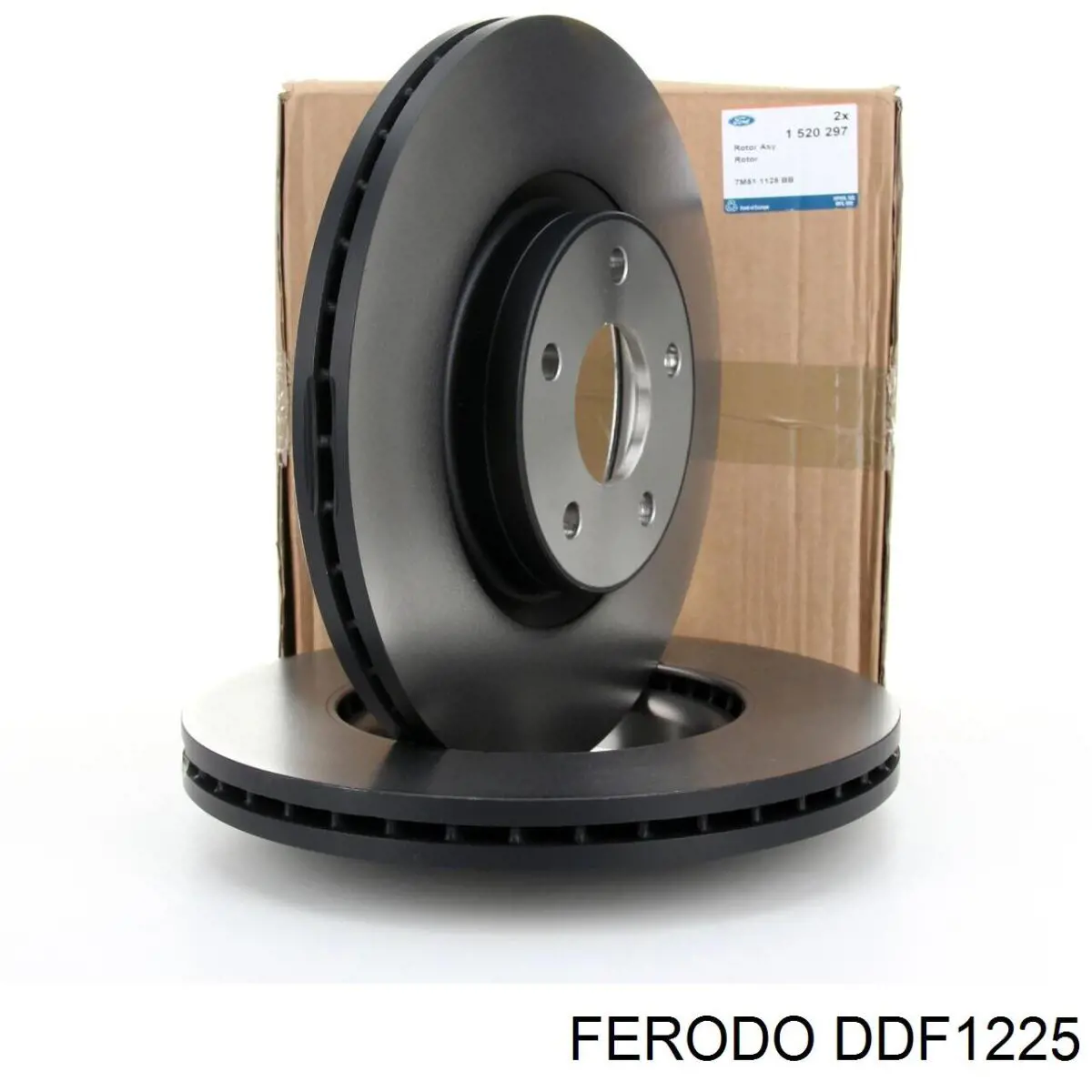 DDF1225 Ferodo Диск тормозной передний