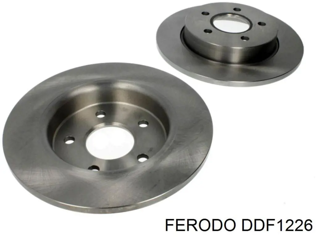 Disco de freno trasero DDF1226 Ferodo