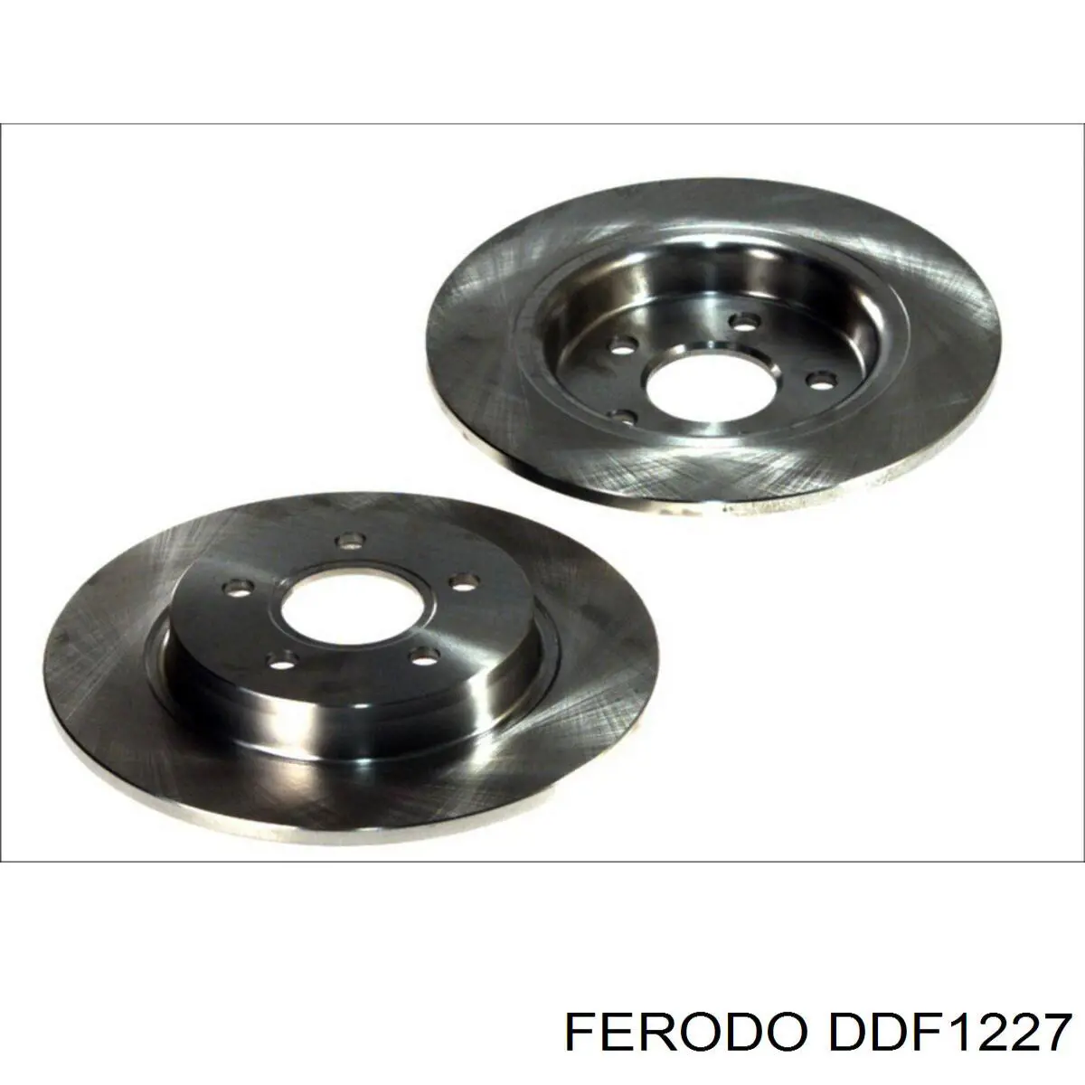 Disco de freno trasero DDF1227 Ferodo