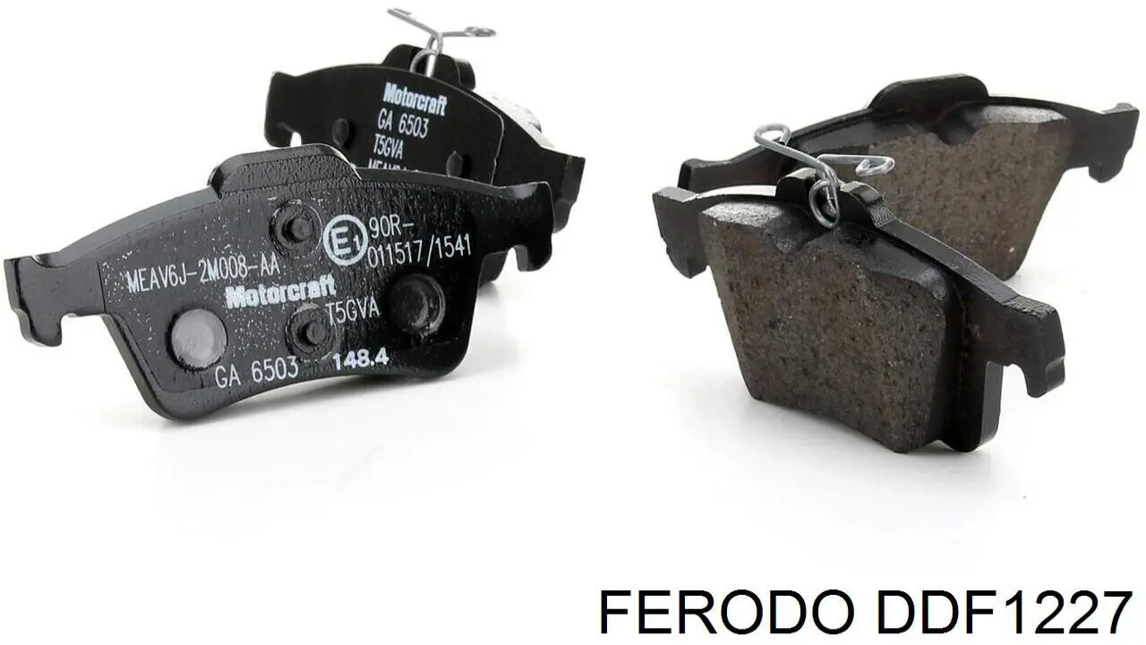 DDF1227 Ferodo Дисковый тормоз