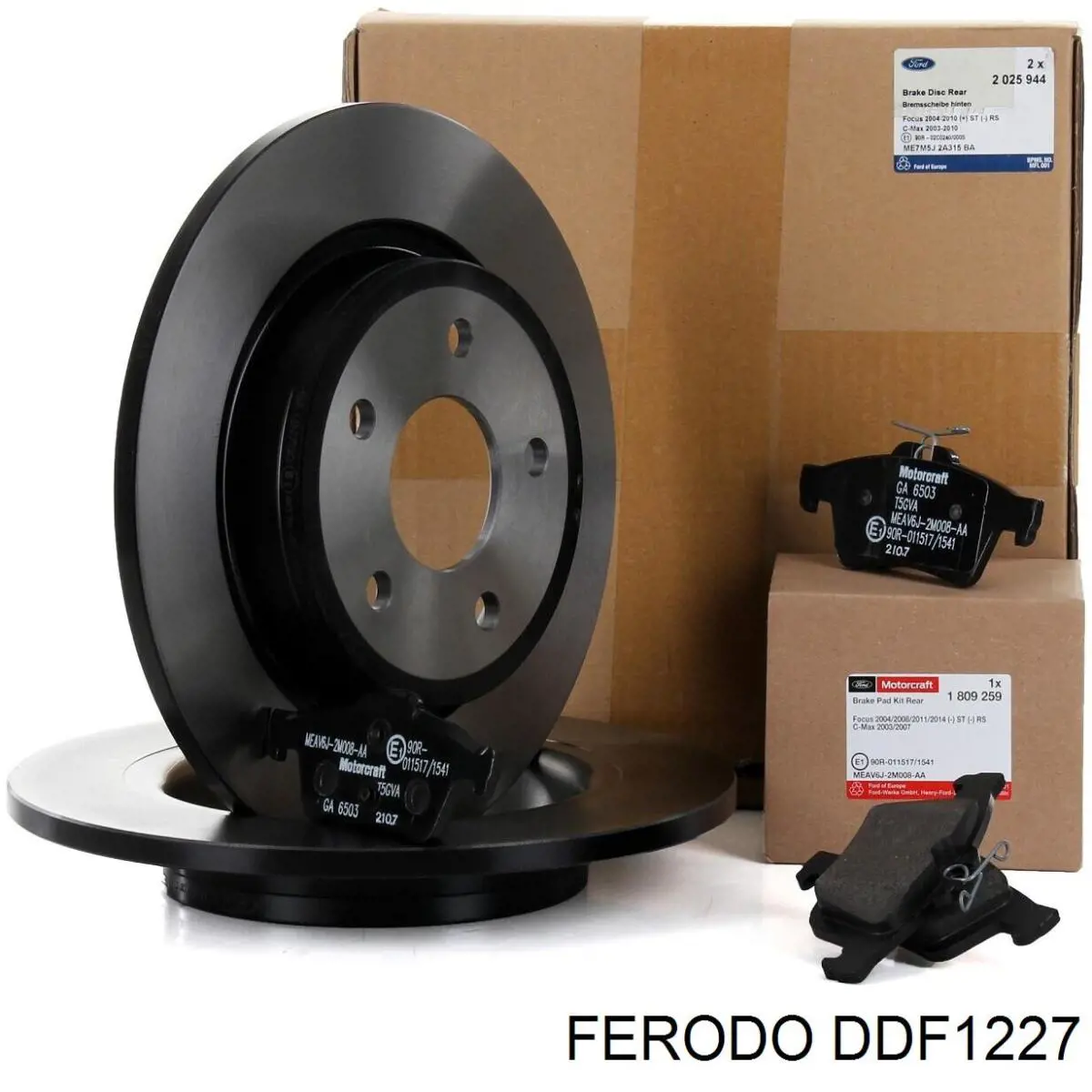Купить DDF1227 Ferodo Диск тормозной задний