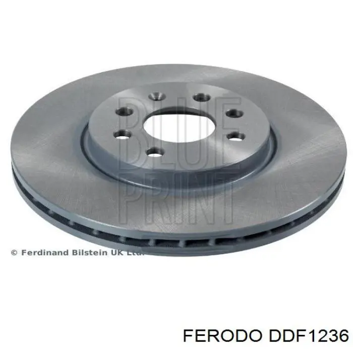 Передние тормозные диски DDF1236 Ferodo