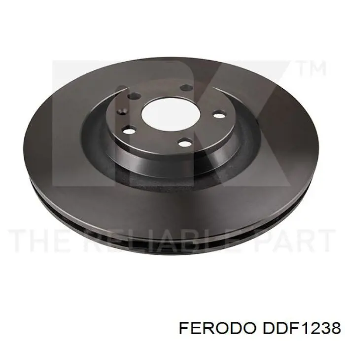 DDF1238 Ferodo Диск тормозной передний