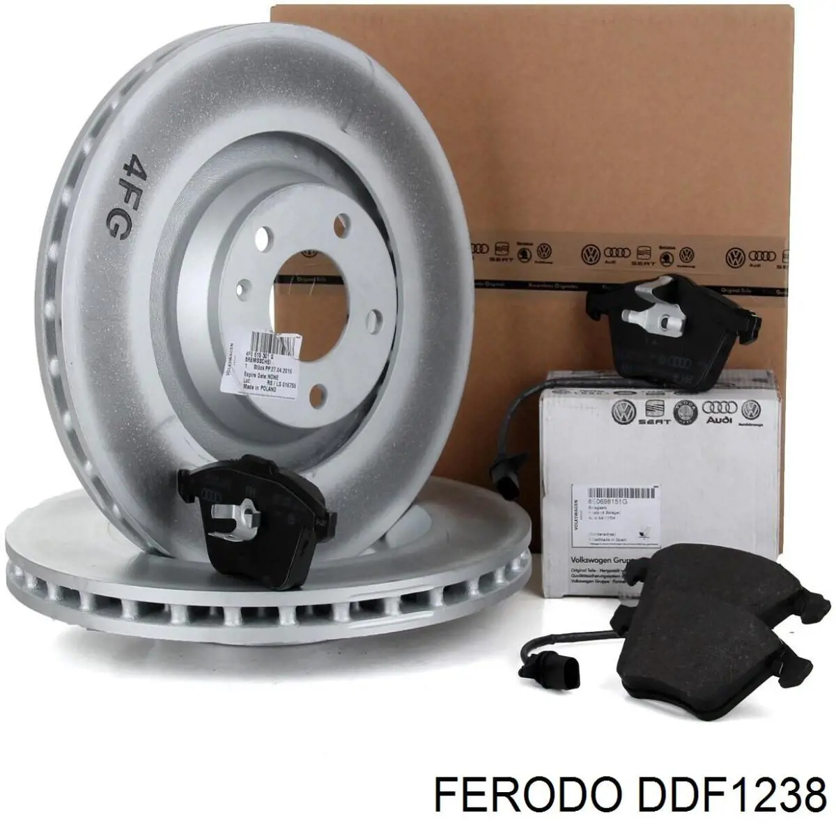 Купить DDF1238 Ferodo Ротор тормозной