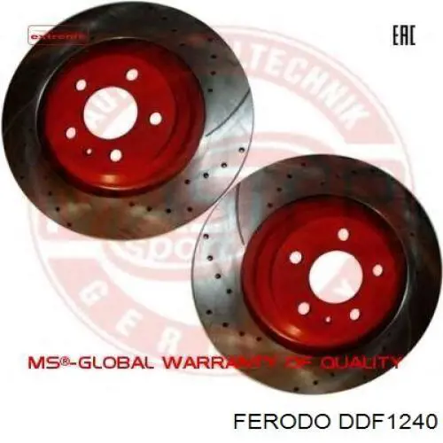 DDF1240 Ferodo Дисковый тормоз