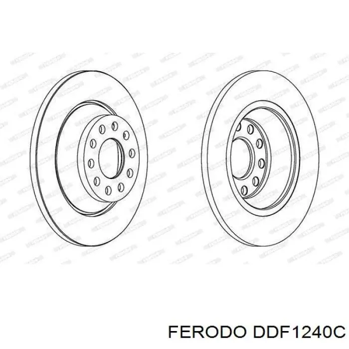 DDF1240C Ferodo