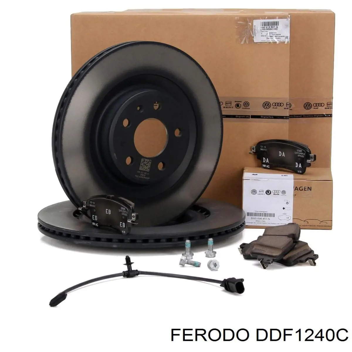 Тормозные диски DDF1240C Ferodo