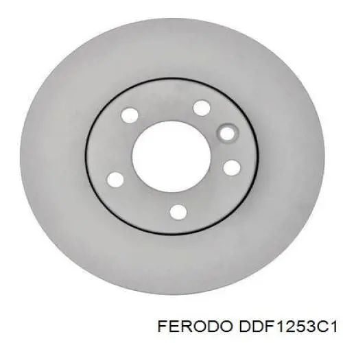Передние тормозные диски DDF1253C1 Ferodo