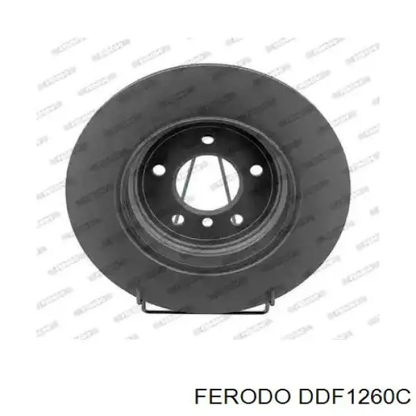 Disco de freno trasero DDF1260C Ferodo