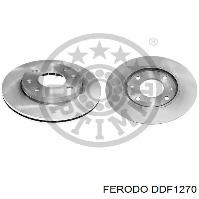 Freno de disco delantero DDF1270 Ferodo