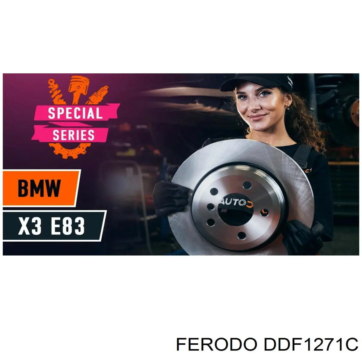 Тормоз дисковый передний Ferodo DDF1271C цена, от 85.25 USD