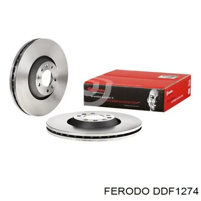 Купить DDF1274 Ferodo Ротор тормозной