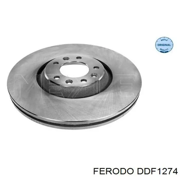 Freno de disco delantero DDF1274 Ferodo