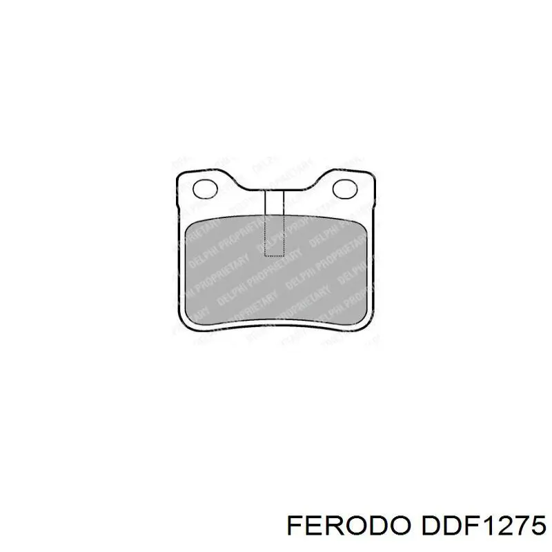 Купить DDF1275 Ferodo Диск тормозной задний