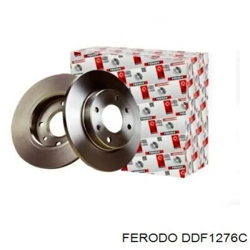 Disco de freno trasero DDF1276C Ferodo