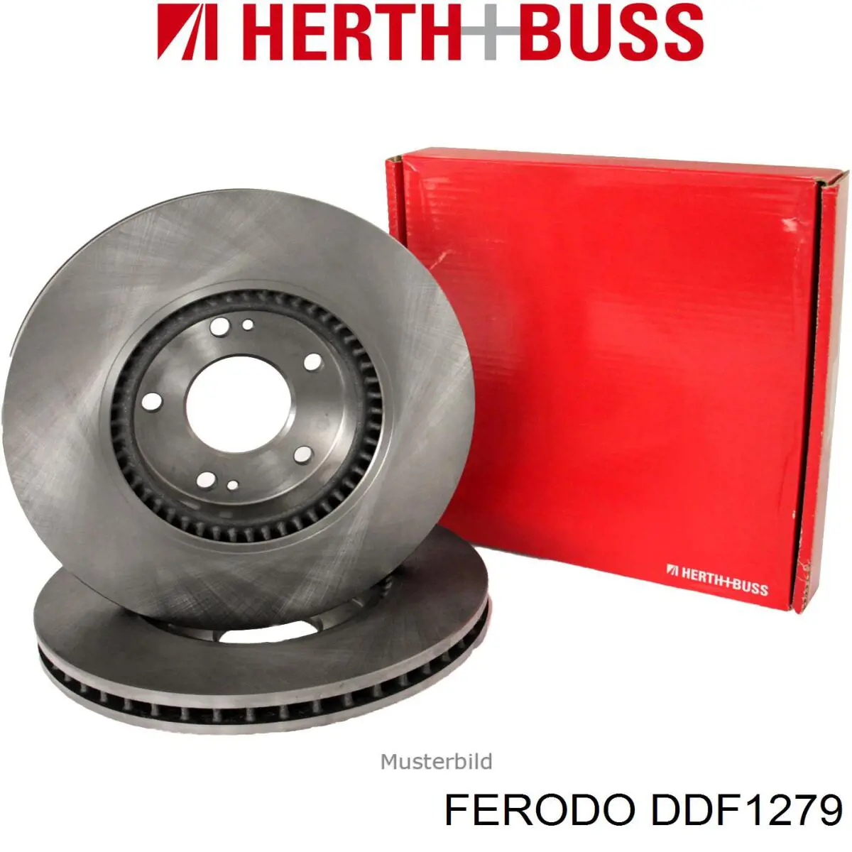 Freno de disco delantero DDF1279 Ferodo
