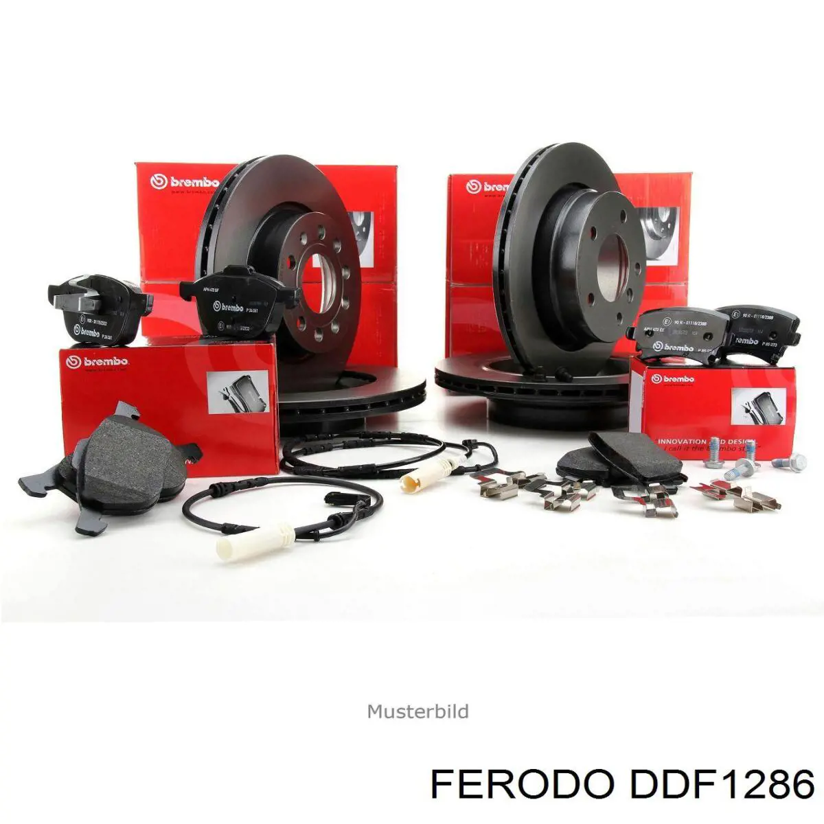 Задний дисковый тормоз Ferodo DDF1286
