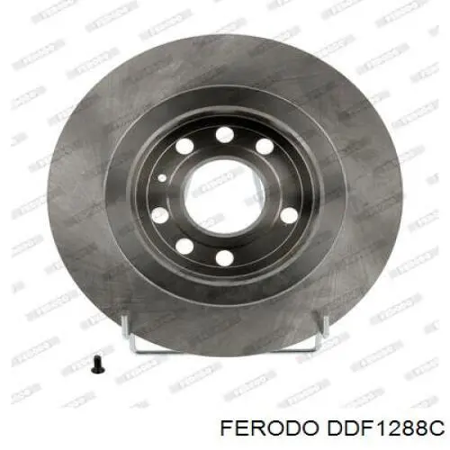Disco de freno trasero DDF1288C Ferodo