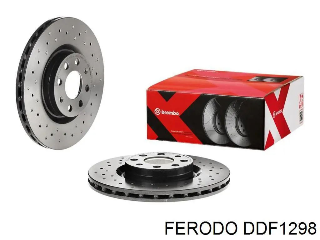 DDF1298 Ferodo Диск тормозной передний