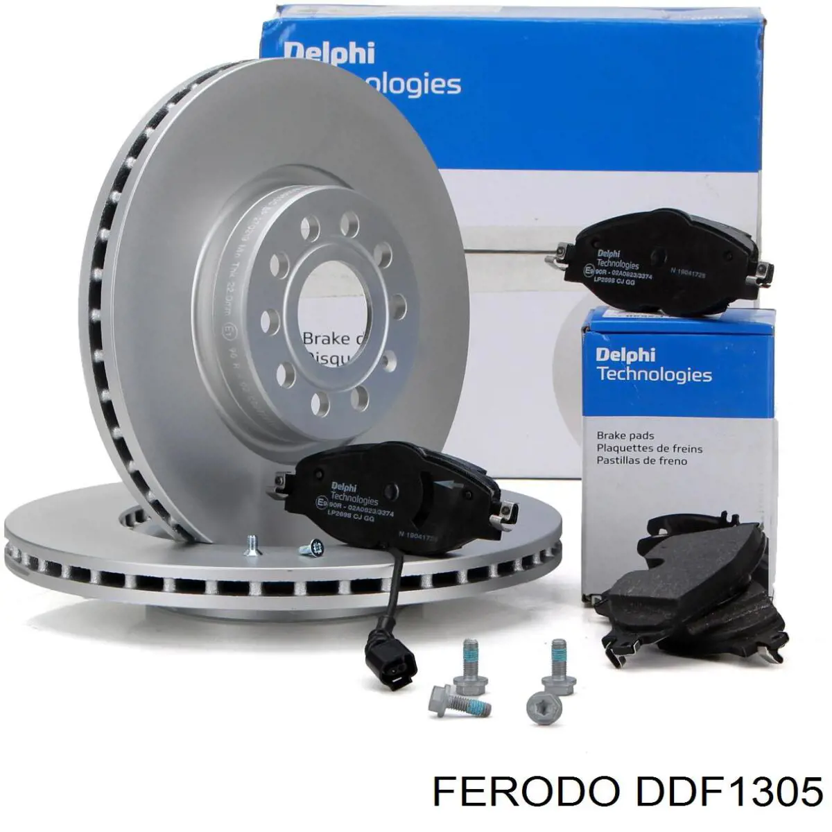 DDF1305 Ferodo Диск тормозной передний