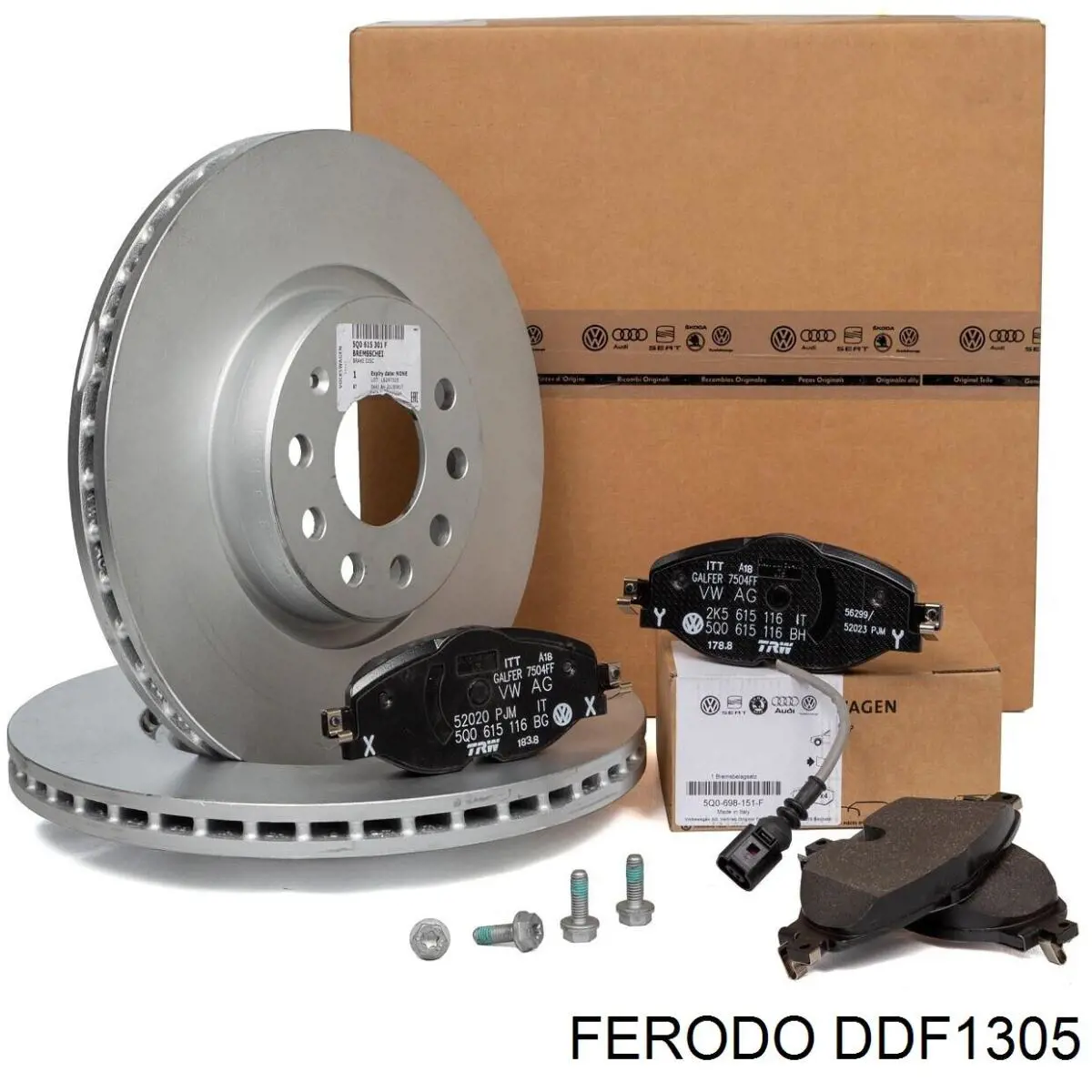 Тормоз дисковый передний Ferodo DDF1305 цена, от 48.87 USD