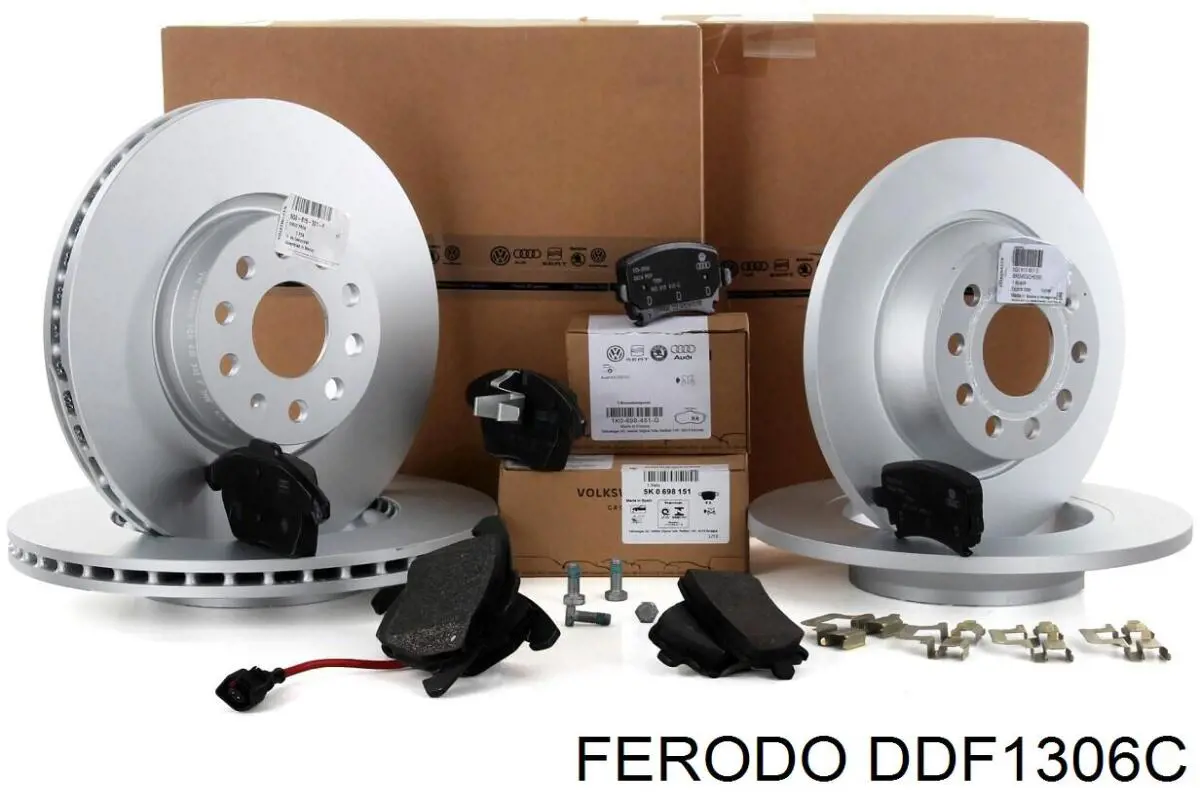 Купить DDF1306C Ferodo Диск тормозной задний