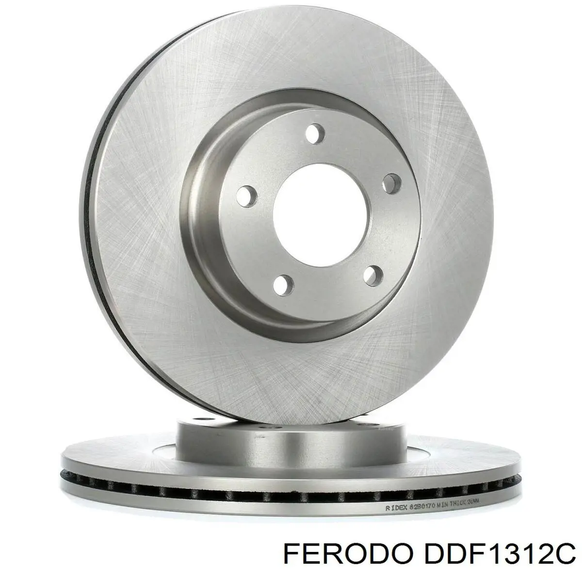 Freno de disco delantero DDF1312C Ferodo