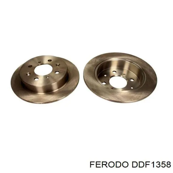 Купить DDF1358 Ferodo Диск тормозной задний