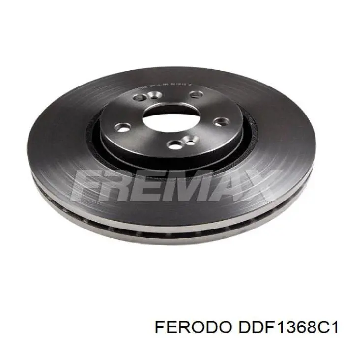 Передние тормозные диски DDF1368C1 Ferodo