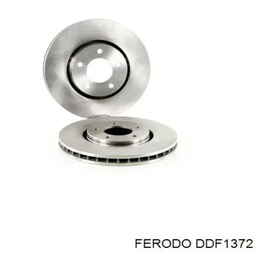 Передние тормозные диски DDF1372 Ferodo