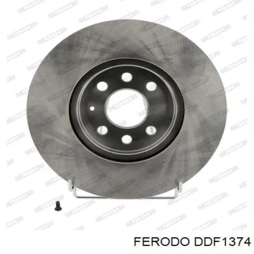 Freno de disco delantero DDF1374 Ferodo