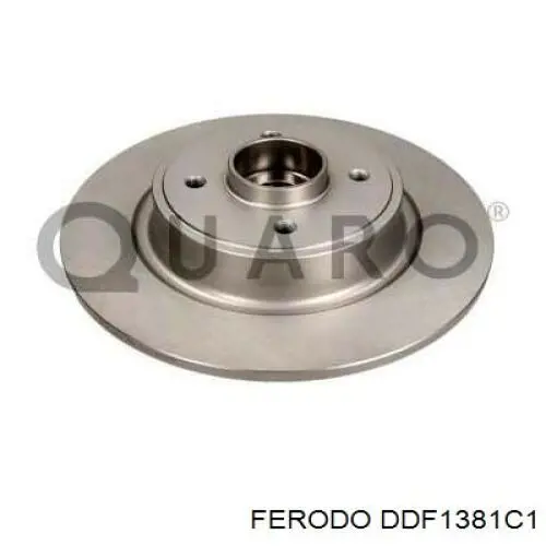 Тормозные диски DDF1381C1 Ferodo