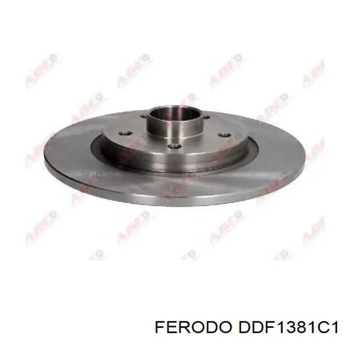 Задний дисковый тормоз Ferodo DDF1381C1