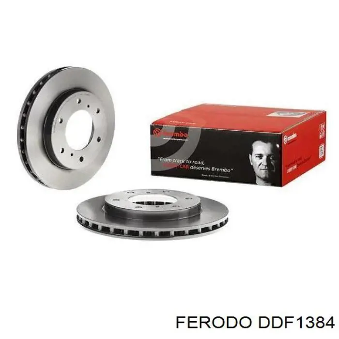 Передний тормозной диск Ferodo DDF1384