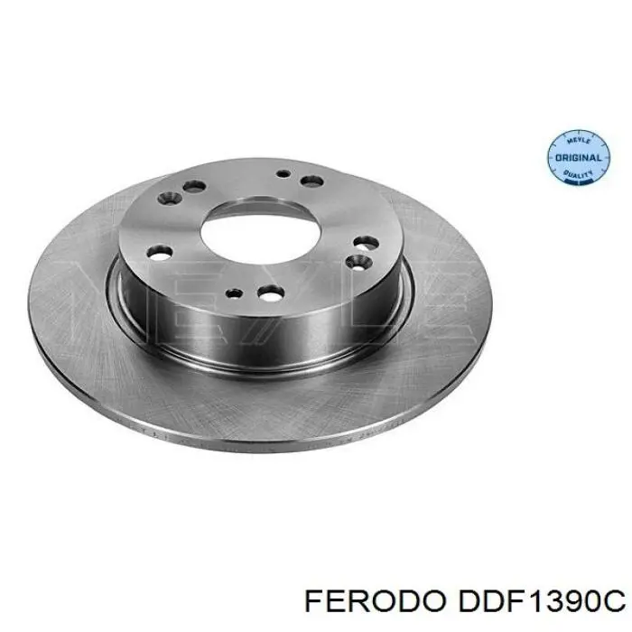 Disco de freno trasero DDF1390C Ferodo