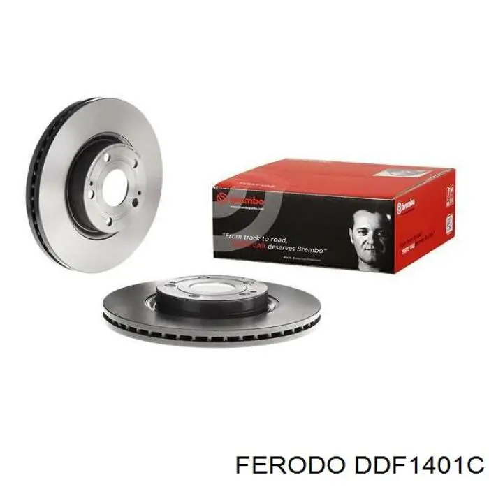Диск гальмівний задній DDF1401C Ferodo